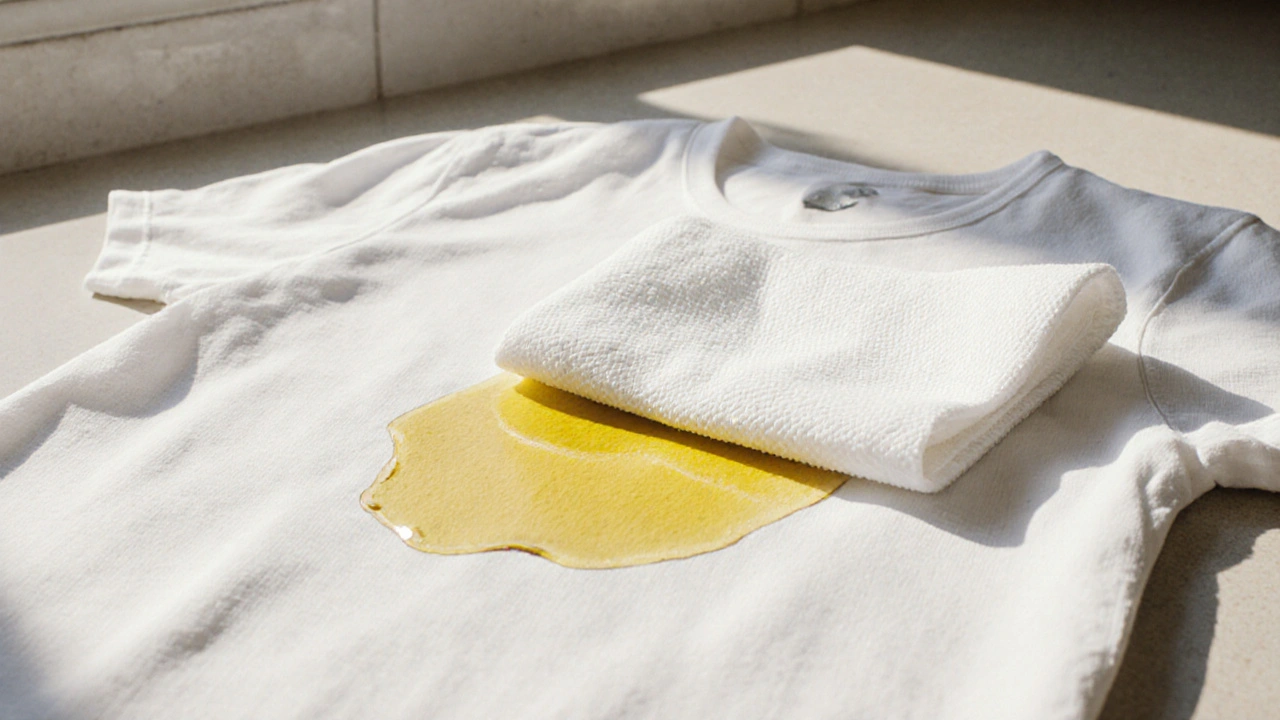 Odstranění skvrn od olivového oleje - rychlý návod